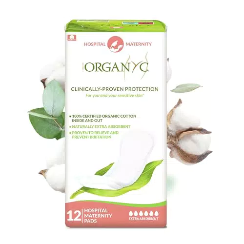 Organyc Assorbenti Post Parto Primi Giorni Ripiegati