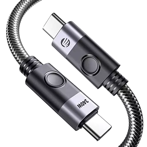 ORICO Cavo USB C 4 per Thunderbolt 3/4, ricarica 240W, dati 40Gbps, 0,5m