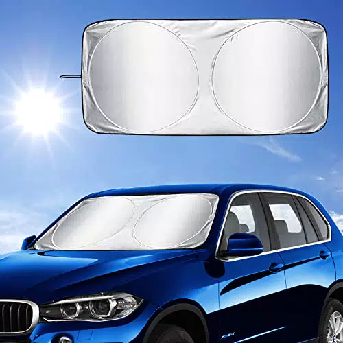 Parasole per Parabrezza Auto, Parasole per Auto, Parasole con Blocco Visiera Pieghevole per Parabrezza Anteriore