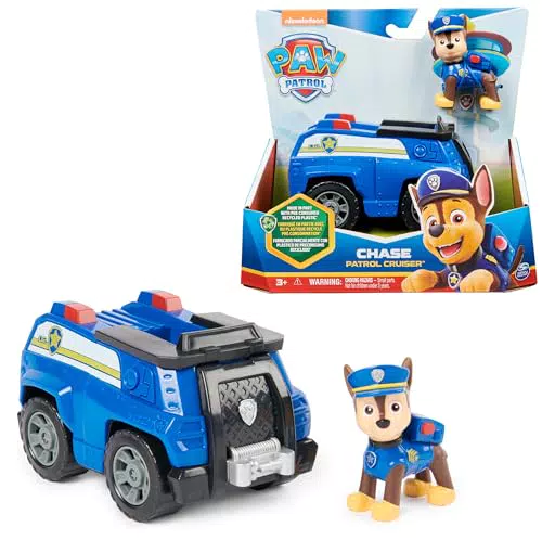 Paw Patrol Macchina della Polizia di Chase - Veicolo e Personaggio per Bambini