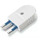 Poly Pool Spina 10 A 2p+T con Uscita Cavo Assiale e Fermacavo Isolante