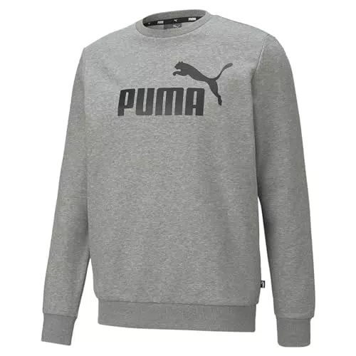 PUMA Felpa da Uomo Ess Big Logo Crew
