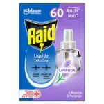 Raid Liquido Elettrico Antizanzare alla Lavanda - Ricarica 36ml per 60 Notti