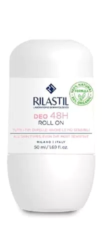 Rilastil Deo Roll On 48H - Deodorante Naturale con Olio di Cocco e Aloe