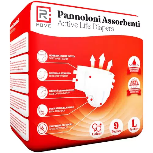 RMOVE Pannoloni per anziani super assorbenti per la notte