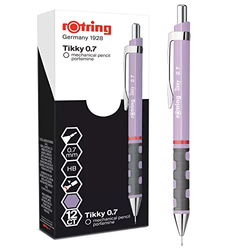 Rotring Tikky Matite Portamina HB 0,7 mm con Impugnatura in Gomma