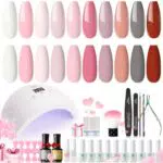 RSTYLE Kit Semipermanente Unghie con Lampada UV LED Professionale per Manicure