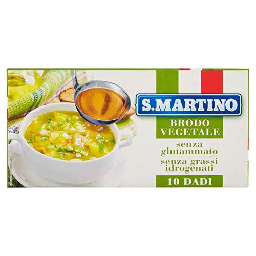 S.MARTINO Brodo Vegetale in Cubi - Gusto Ricco e Naturale