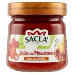Saclà Salsa Messicana con Jalapeño - Condimento per Nachos e Tacos