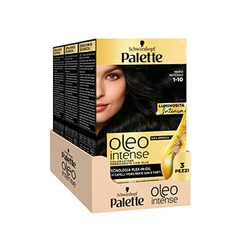 Schwarzkopf Palette Oleo, colorazione permanente copertura professionale capelli bianchi