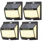 SEZAC Luce Solare LED Esterno con Sensore di Movimento, IP65 Impermeabile