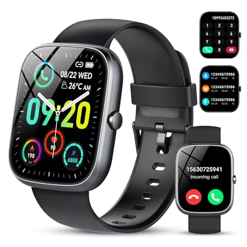 Smartwatch Uomo e Donna con Chiamate, Fitness Tracker e Cardiofrequenzimetro