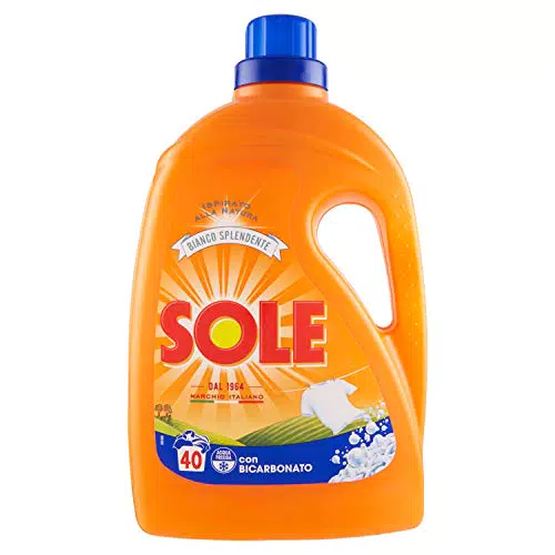 Sole Detersivo Lavatrice Liquido con Bicarbonato per Pulizia Profonda