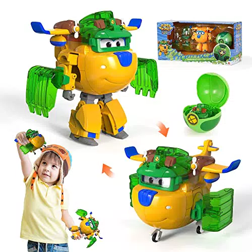 Super Wings Donnie Aereo Giocattolo Trasformista per Bambini 3-8 Anni