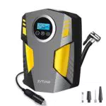 SYTUNG Compressore Aria Portatile per Auto con Adattatori e Luci LED