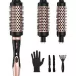 Terviiix Spazzola Termica 3 in 1 con Bacchetta Arricciacapelli in Ceramica