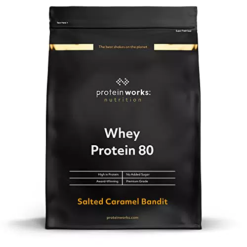 The Protein Works Whey 80 - Proteine in Polvere Caramello Salato 82% Proteine