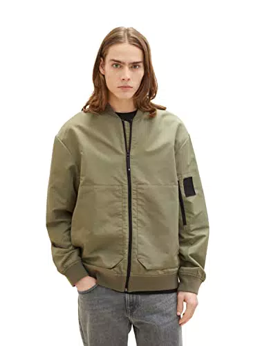 Tom Tailor Giacca Denim Uomo Modello Dusty Olive Green