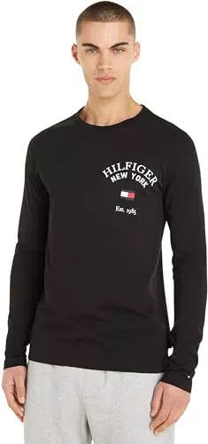 Tommy Hilfiger Maglietta a Maniche Lunghe Arch Varsity Uomo