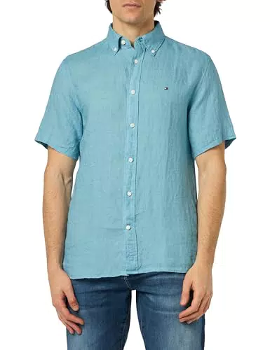 Tommy Hilfiger Camicia Maniche Corte Uomo - Stile e Comfort per Ogni Occasione