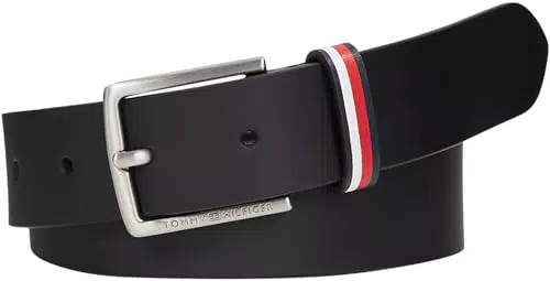 Tommy Hilfiger Cintura Unisex in Pelle per Bambini