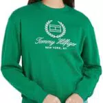Tommy Hilfiger Felpa Donna Senza Cappuccio - Comfort e Stile Elegante