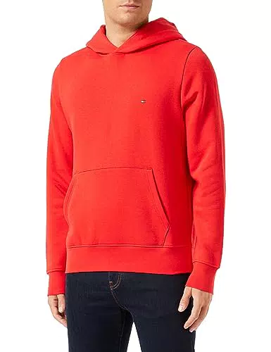 Tommy Hilfiger Felpa con Cappuccio con Logo Im Na Flag Maglie Pesanti