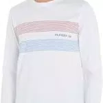 Tommy Hilfiger Maglietta Maniche Lunghe Uomo 85 Tee Cotone Blu