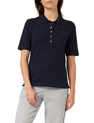 Tommy Hilfiger Polo Donna 1985 Pique Regular Fit Maniche Corte