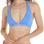 Tommy Hilfiger Bikini a Triangolo Donna con Imbottitura Estraibile