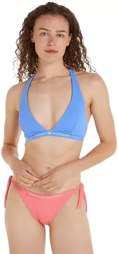 Tommy Hilfiger Bikini a Triangolo Donna con Imbottitura Estraibile