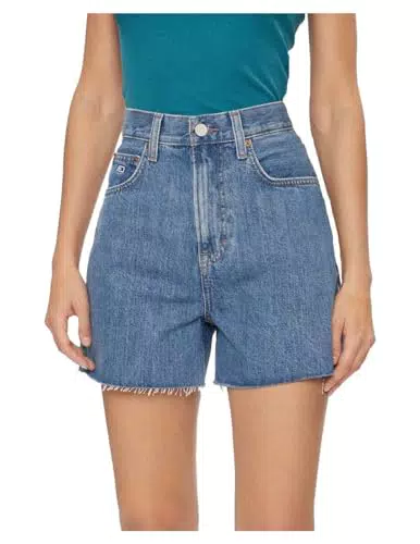 Tommy Jeans Pantaloncini Mom Short Elasticizzati per Donna
