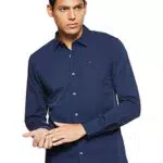 Tommy Jeans Tjm Original Stretch Shirt - Camicia a Maniche Lunghe Uomo
