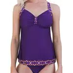 Totatuit Tankini Donna Curvy Push Up con Canottiera e Pantaloncini Beachwear