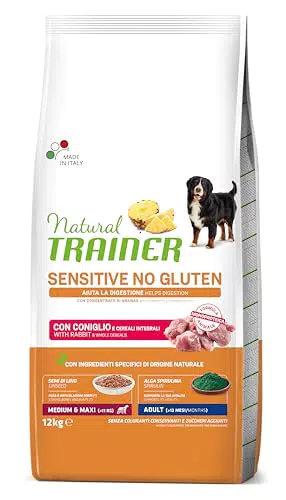Trainer Natural Sensitive Cibo per Cani Adulti Senza Glutine con Coniglio e Cereali Integrali