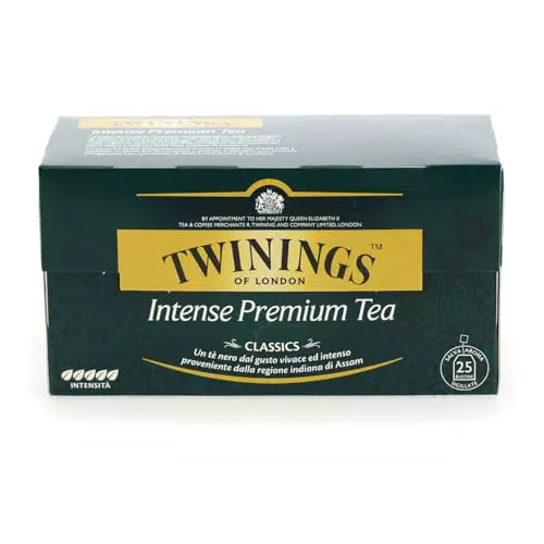 Twinings Tè Nero Intenso - Infuso Premium dal Sapore Vivace e Intenso