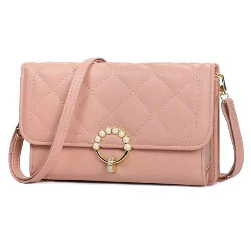 UBORSE Borsa Crossbody per Donne in PU con Cinghie Regolabili per Telefono e Carte