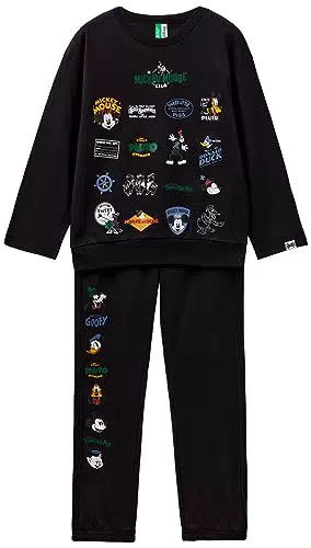 United Colors of Benetton Set di Pigiama per Bambini e Ragazzi, Modello 3vr50p055