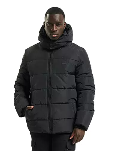 Urban Classics Giacca Impermeabile da Uomo con Cappuccio Rimovibile e Zip