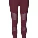 Urban Classics Leggings Sportivi a Vita Alta da Donna con Inserti Mesh Elasticizzati