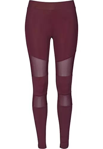 Urban Classics Leggings Sportivi a Vita Alta da Donna con Inserti Mesh Elasticizzati