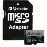 Verbatim Pro MicroSD Card 32GB - Memoria Flash ad Alte Prestazioni