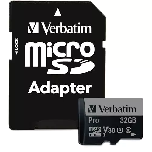 Verbatim Pro MicroSD Card 32GB - Memoria Flash ad Alte Prestazioni