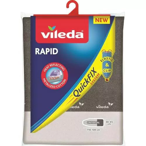 Vileda Rapid Copriasse Universale in Cotone e Alluminio Termoriflettente
