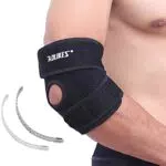 Vintree Tutore per Gomito in Neoprene con Stabilizzatori per Epicondilite