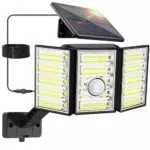 Viugreum Luci Solari da Esterno LED con Sensore di Movimento e Illuminazione Grandangolare