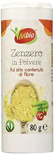 Vivibio Zenzero in Polvere - Spezia Naturale per Cucina e Benessere