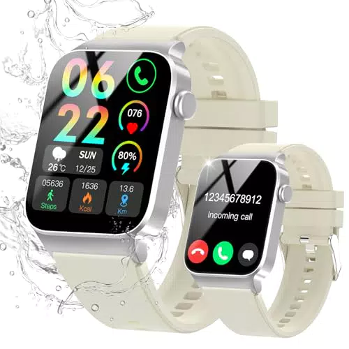 VKROBAG Smartwatch Uomo e Donna con Chiamate, Monitoraggio Sportivo e Fitness Tracker