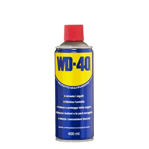 WD-40 Spray Multifunzione Lubrificante - Sblocca, Previene Ruggine e Umidità