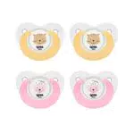 Wee Baby Ciuccio Ortodontico in Silicone per Neonati con Fori d'Aria